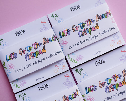 Let’s Go to the Beach Notepad