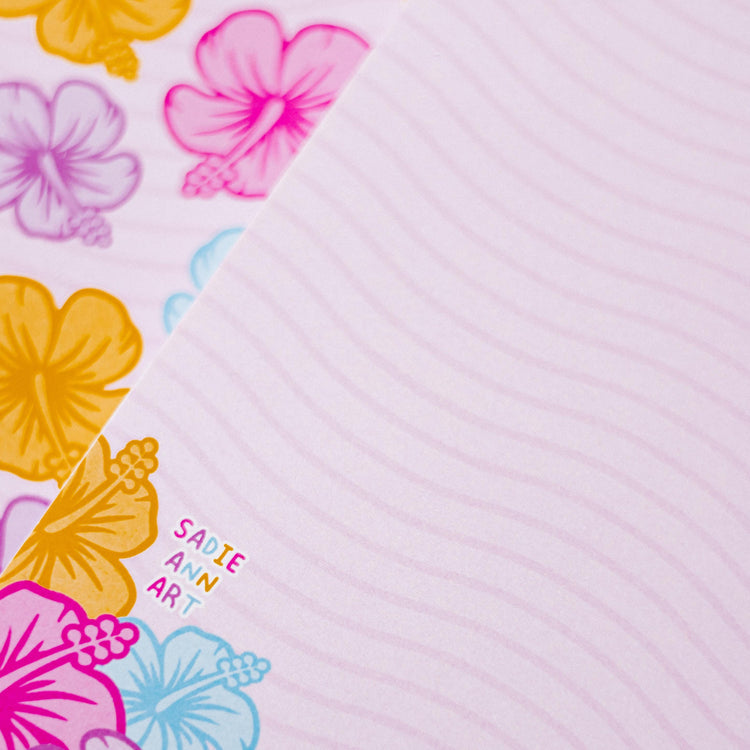 Hibiscus Spiral Notebook