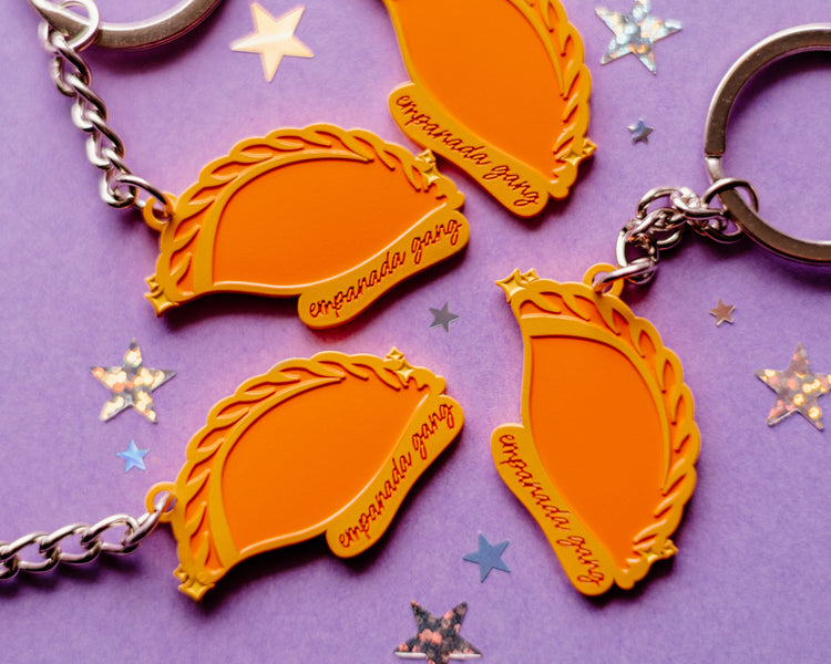 Empanada Gang Enamel Keychain
