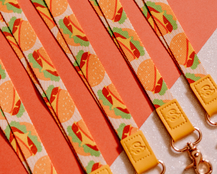 Burger Lanyard