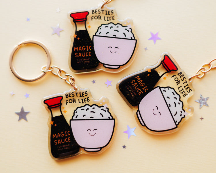 Besties for Life Keychain
