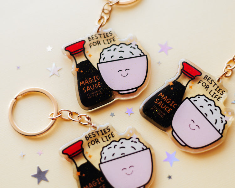 Besties for Life Keychain