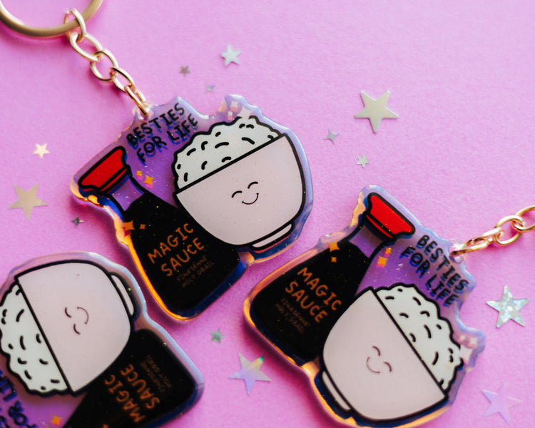 Besties for Life Keychain