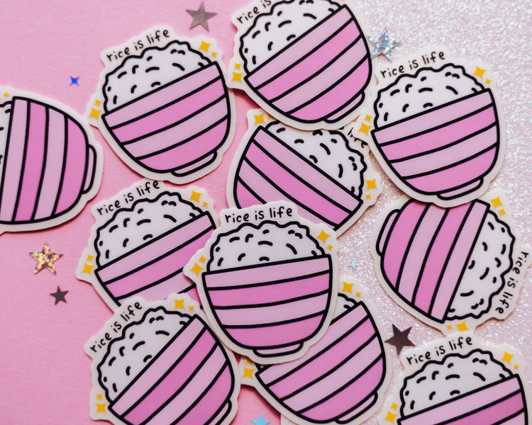 Rice is Life Sticker