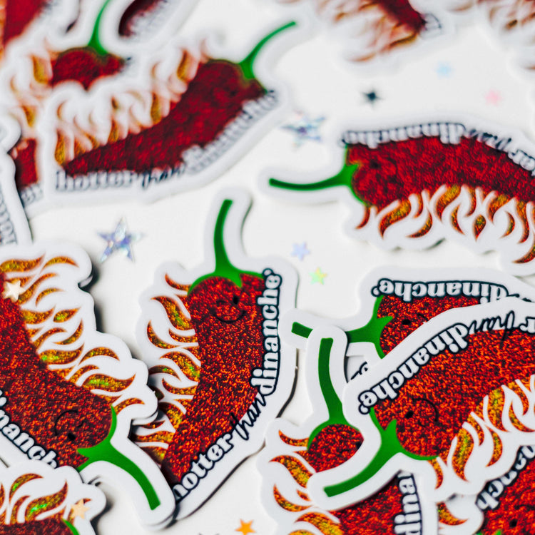 Hotter than Dinanche' Sticker