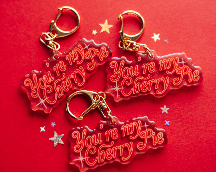 You're My Cherry Pie Keychain