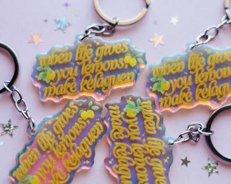 When Life Gives You Lemons Keychain
