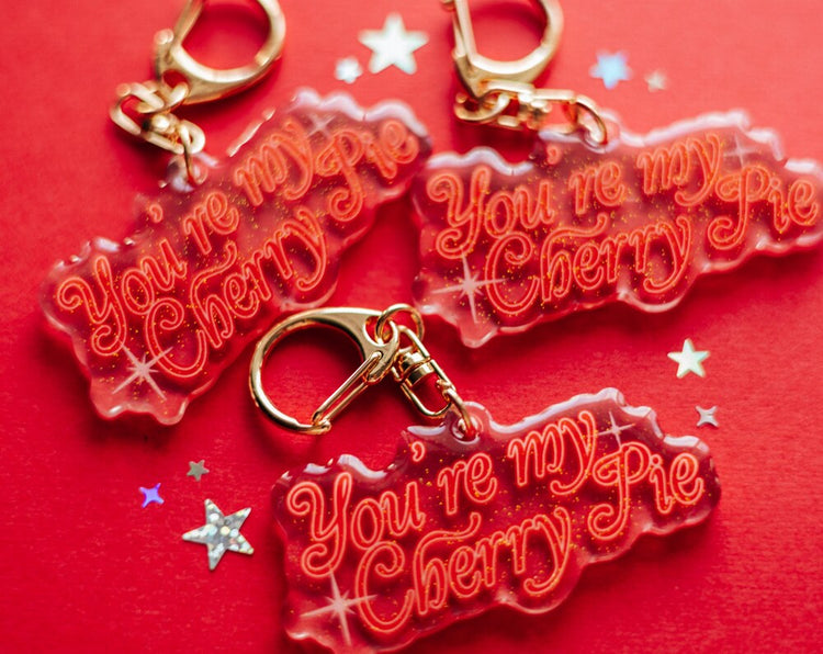 You're My Cherry Pie Keychain