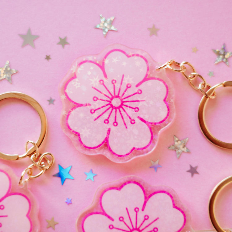 Sakura Keychain