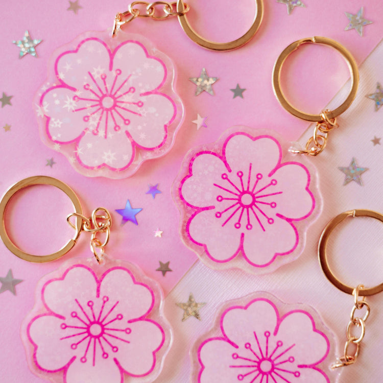 Sakura Keychain