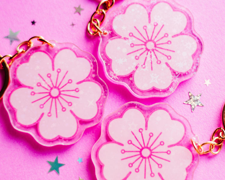 Sakura Keychain