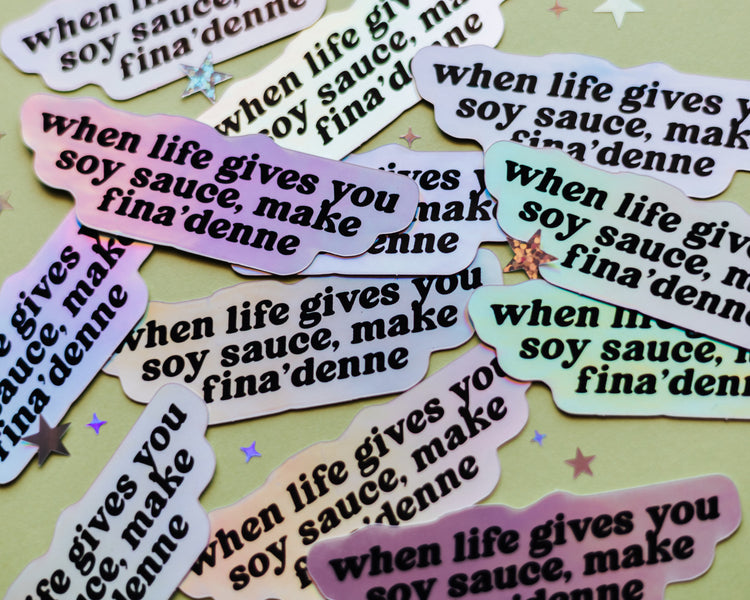 Make Fina'denne Sticker