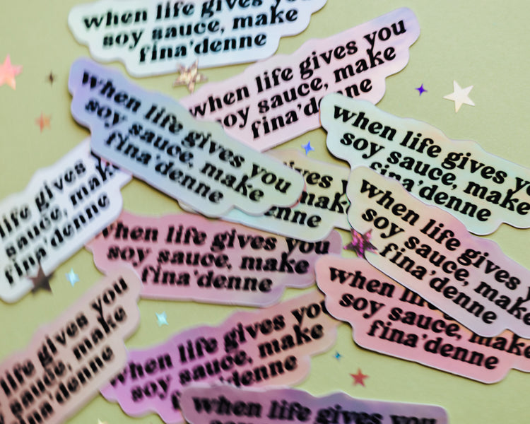 Make Fina'denne Sticker